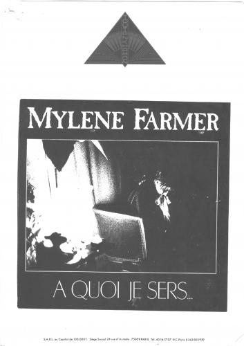 Clip de Mylène Farmer, « A quoi je sers »