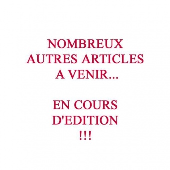 De nombreux Articles à venir