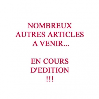 Nombreux Articles à venir